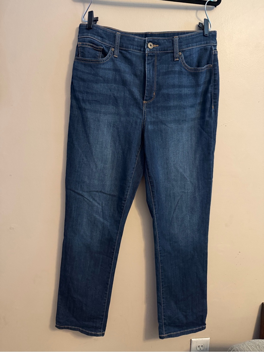 St. John's Bay Dark Indigo Straight Leg Jeans